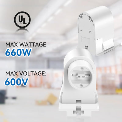 Enchufe R17D/HO soporte lámpara T8 ala flexible conector base HO