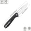 Cuchillo plegable acero 8Cr18Mov mango G10 EDC negro