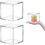 Caja acrílico 2 pzas cubos plástico transparente