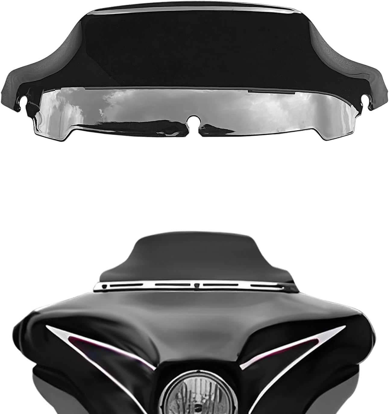 Parabrisas negro 7" comp Harley Davidson Electra Glide