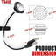 20 Luces LED blancas con conector enchufe delanteras traseras