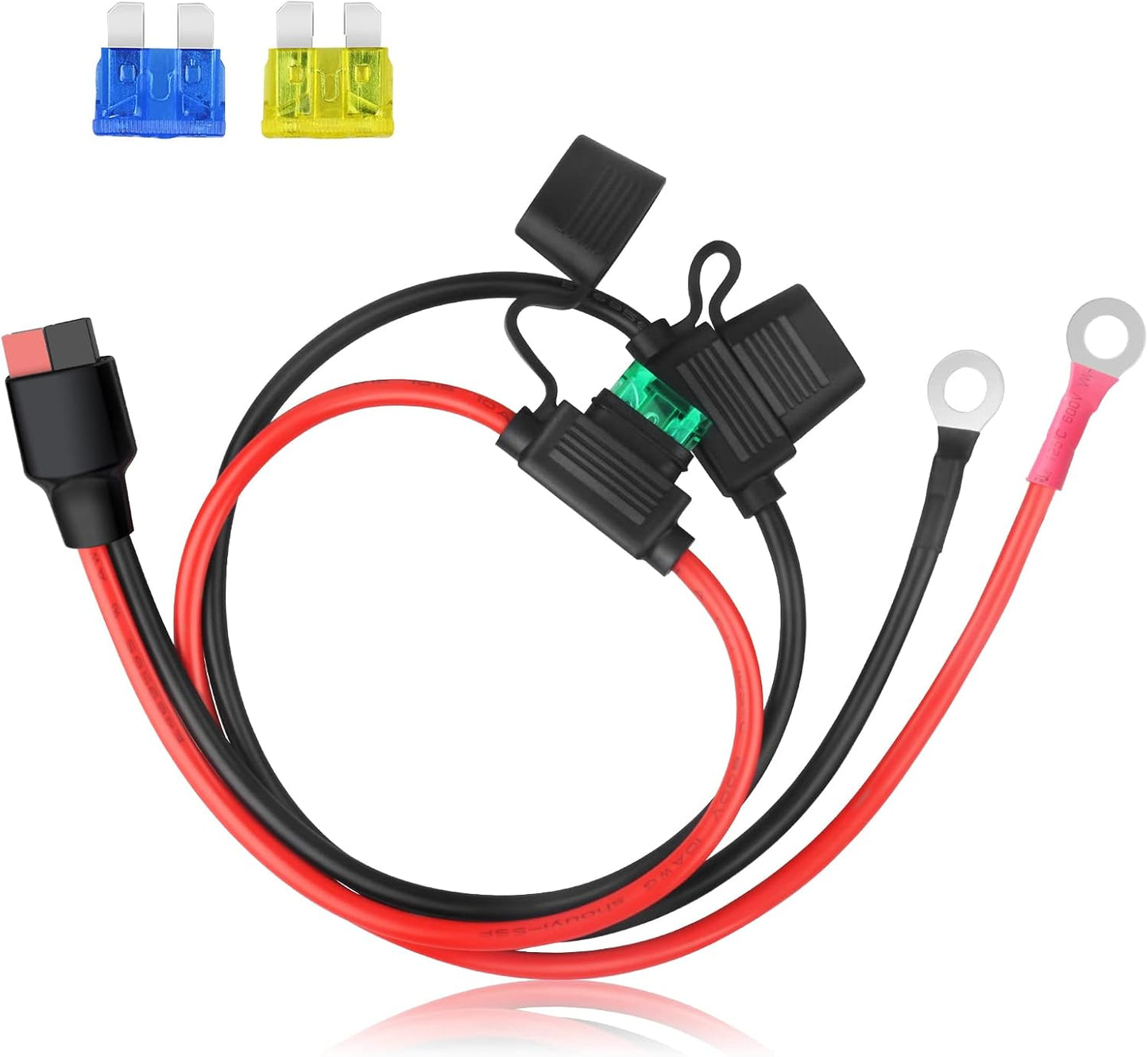 Conector 10AWG 45A a Terminal Anillo O comp Anderson