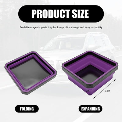 Bandeja magnética plegable silicona 4.5 con base doble cara