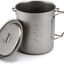 Taza al aire libre con tapa y mango plegable 25.4oz