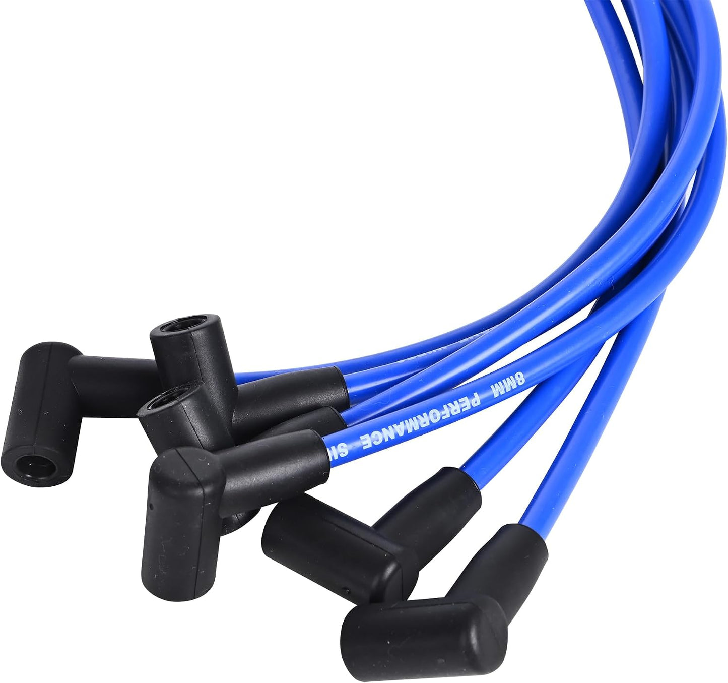 Set cables bujía silicona repuesto azul Buick Dauntless V6