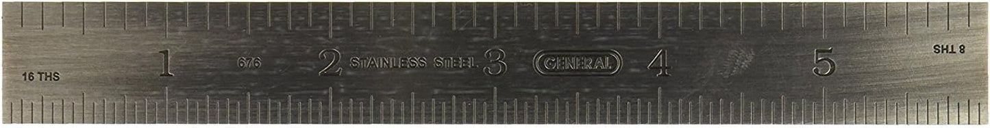 Regla acero inox 6 pulg