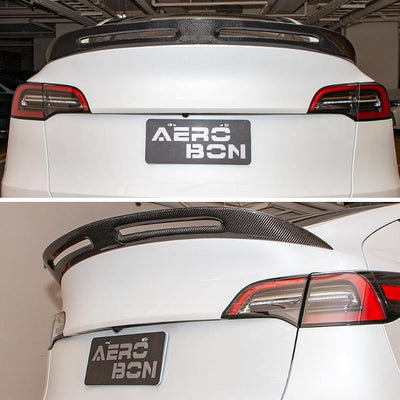 Alerón trasero fibra carbono Tesla Model Y 20-24