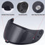Visor casco motocicleta FG-17 FG-ST IS-17 HJ20M Negro