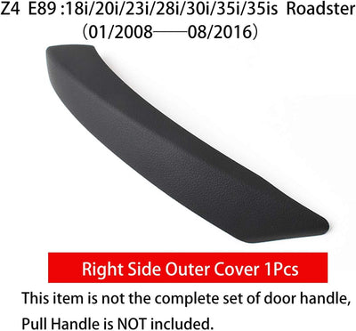 Cubierta manija puerta BMW Z4 e89 08-16 negro