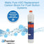 Filtro carbono para fregadero Pure H2O