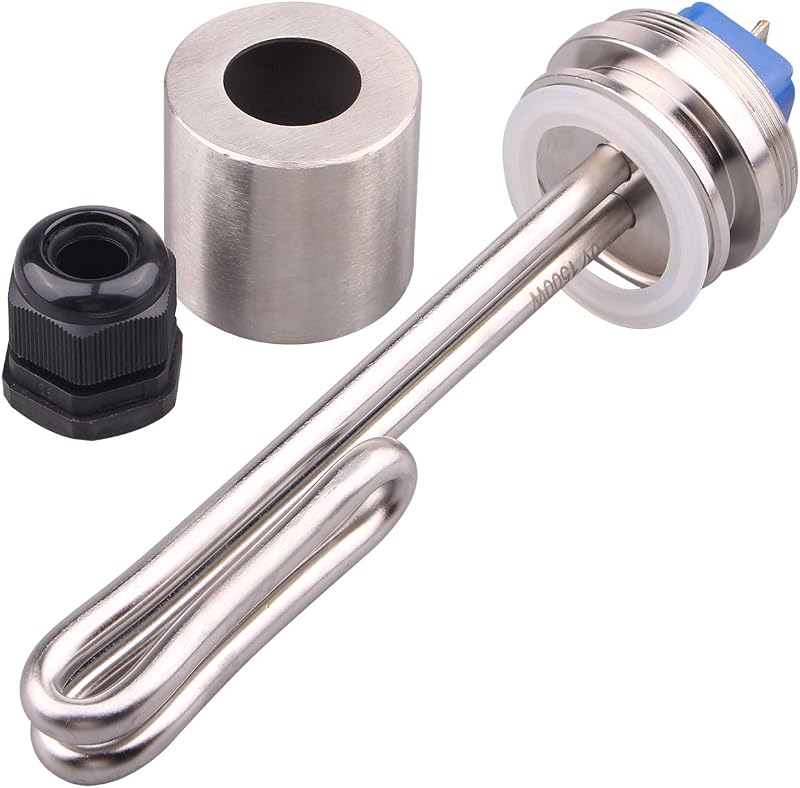 Calentador agua acero inox elemento calefactor 1.5" 1500W