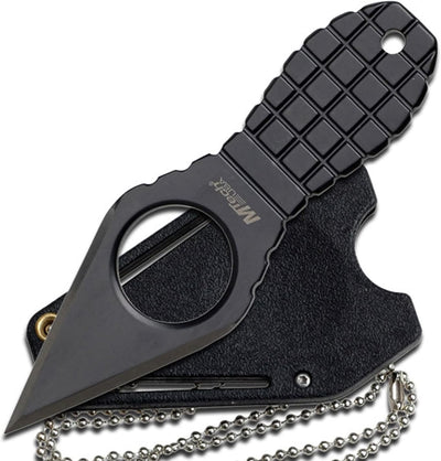 Cuchillo fijo espiga fibra nailon caza camping EDC