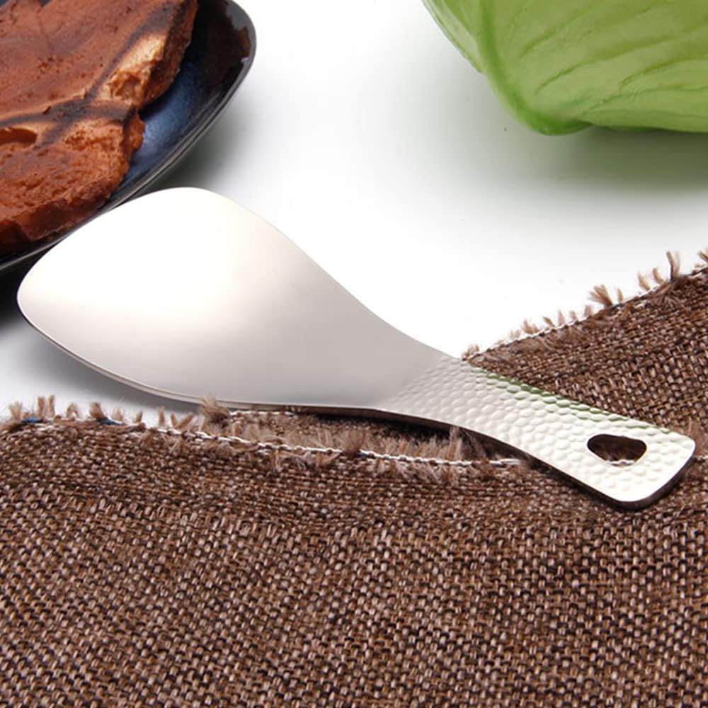 Cuchara titanio ultraligera para camping y picnic