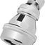 Cabezal ducha latón 2.5 GPM disco rociador cromado