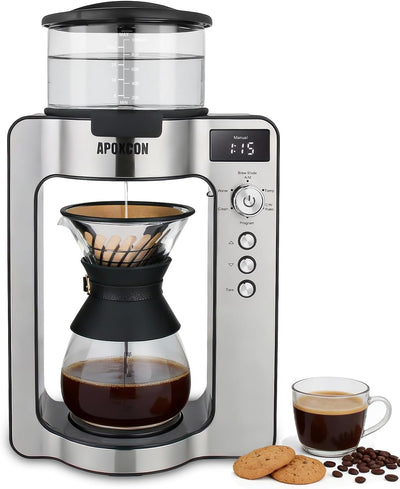 Cafetera de goteo automática con temporizador y escala