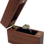 Caja anillo madera maciza grande rojo para boda