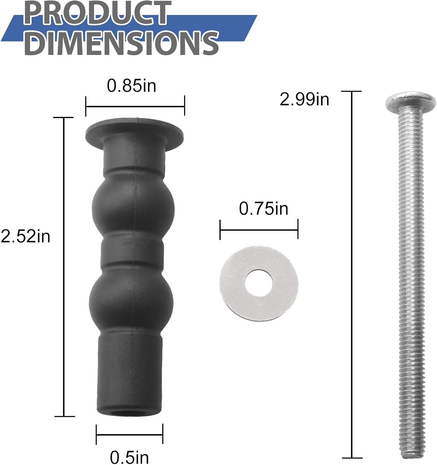 Tornillos repuesto asiento inodoro TOTO bisagra universal