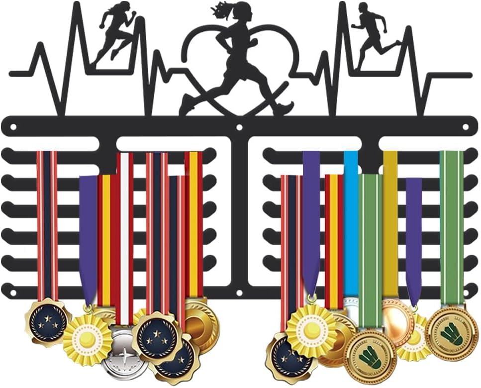 Soporte medallas metal grande para pared atletas