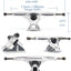 Monopatín longboard trucks ruedas 2.756pulg 7pulg gel rojo