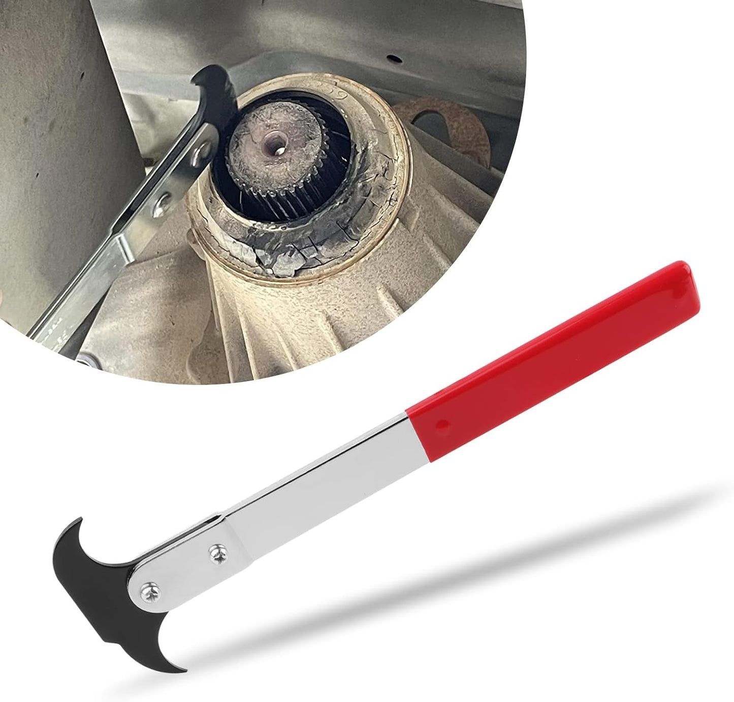 Extractor sello cabeza gancho acero tratado mango antiderrap