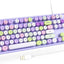 Teclado USB con almohadilla numérica y soportes plegables