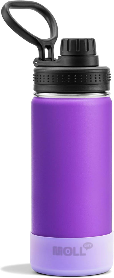 Botella agua niños escuela 16oz acero inox doble pared