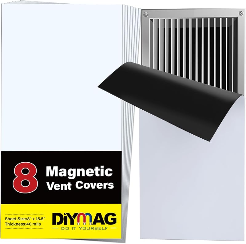 Cubiertas magnéticas ventilación 8x15.5" set 8
