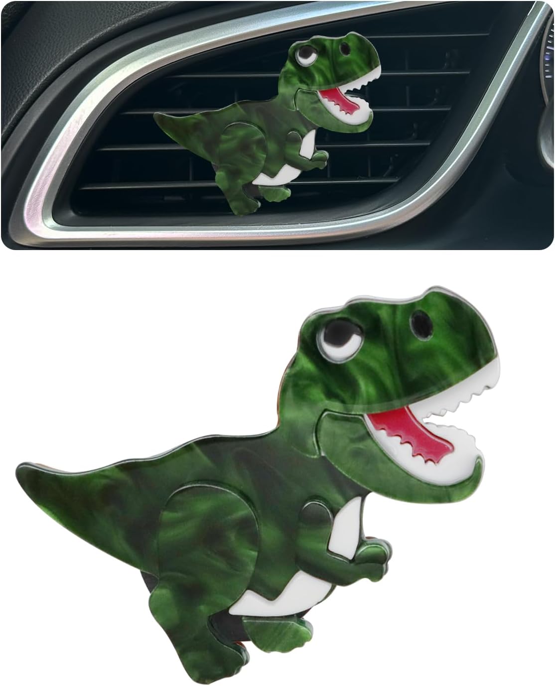 Ambientador coche T-Rex con pinza difusor recargable