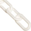 Cadena barrera plástica blanca 2pulg 10ft