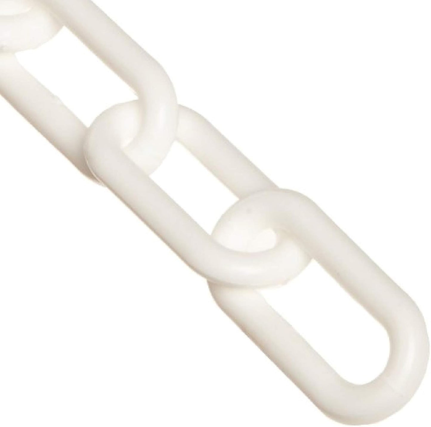 Cadena barrera plástica blanca 2pulg 10ft