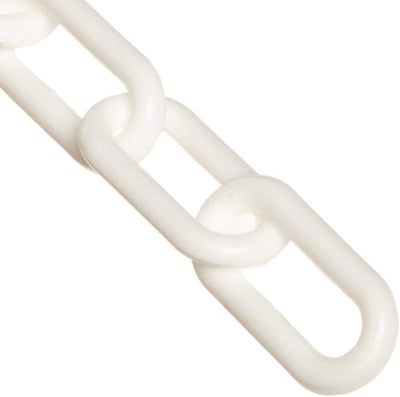 Cadena barrera plástica blanca 2pulg 10ft