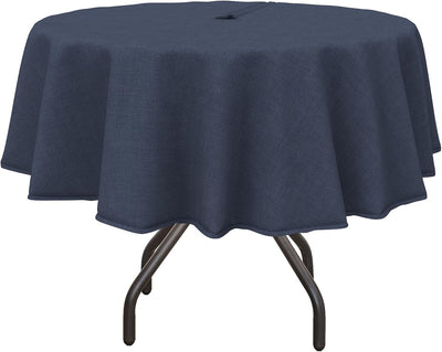 Mantel redondo exterior 60" con agujero repelente agua