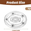 Set 4 Lazy Susan acrílico 4.7pulg rod. plástico organiz. cocina