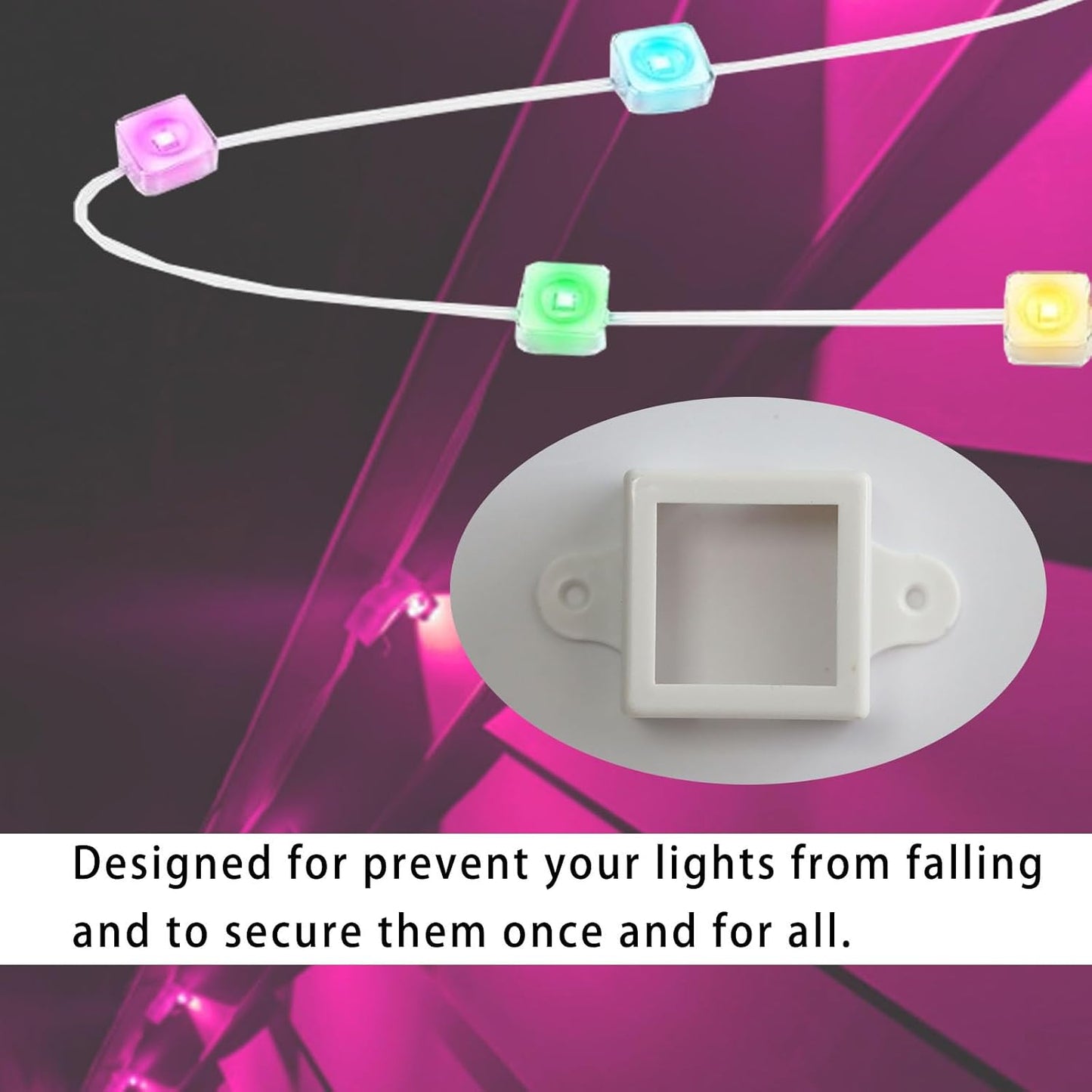 Soporte luces LED Govee modelo H705 exterior blanco
