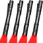 Linterna LED roja aluminio negro para astronomía y aire libre