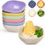6 Tazones Plástico 4.5oz Salsas Helado Irrompibles