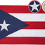 Bandera Puerto Rico 3x5ft poliéster duradero con ojales