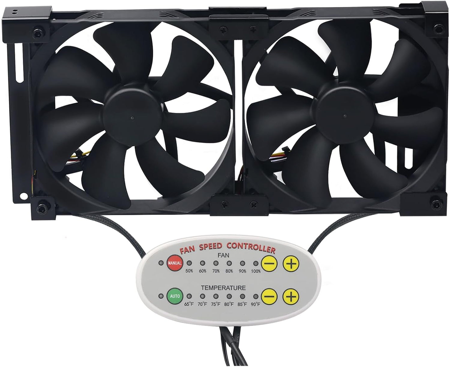 Ventilador refrigerador RV 5.5pulg 12V control remoto