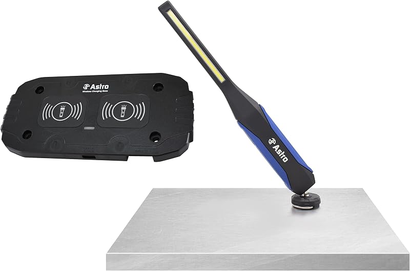Luz LED delgada 900 lúmenes con linterna y carga rápida