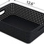 Bandeja almacenamiento papel plástico oficina 5 pack negro