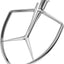 Batidor plano acero inox 7qt para KitchenAid lavavajillas