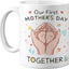 Taza café para mamá primerizas regalo día madre