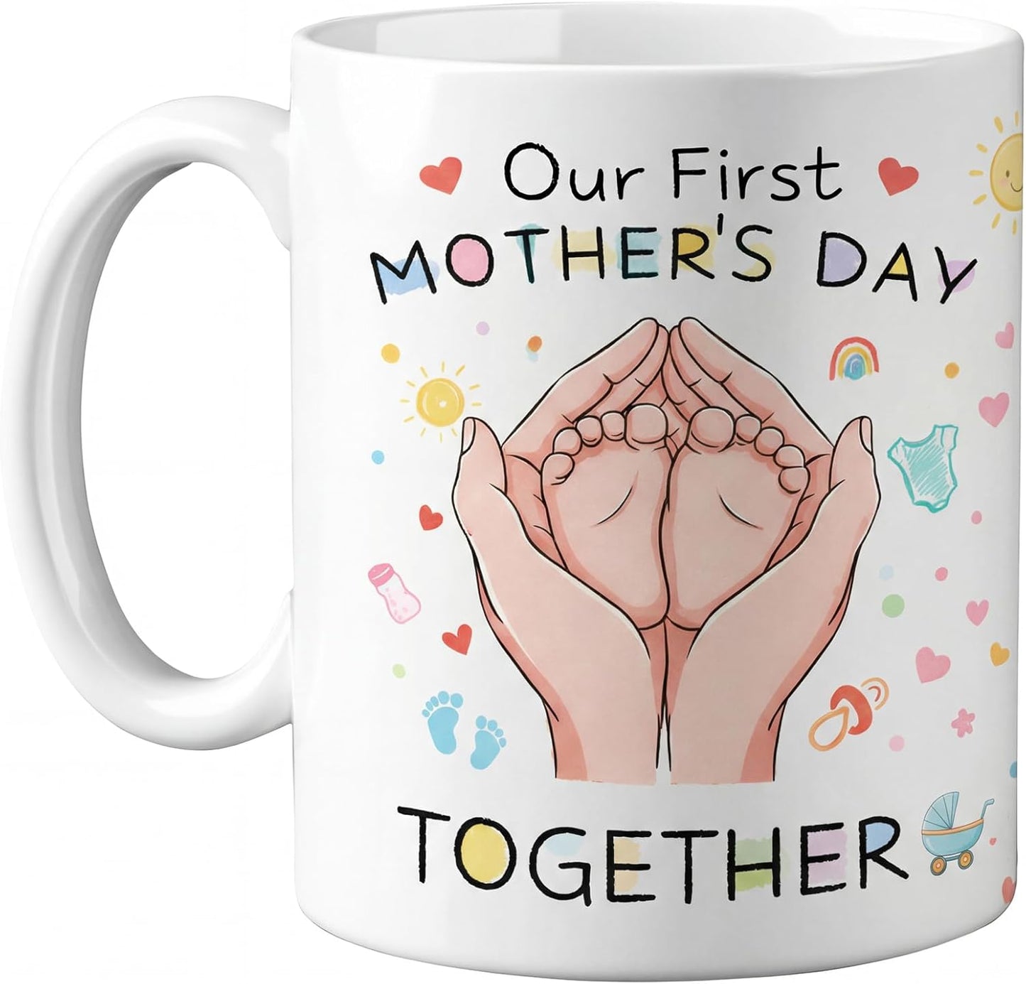 Taza café para mamá primerizas regalo día madre