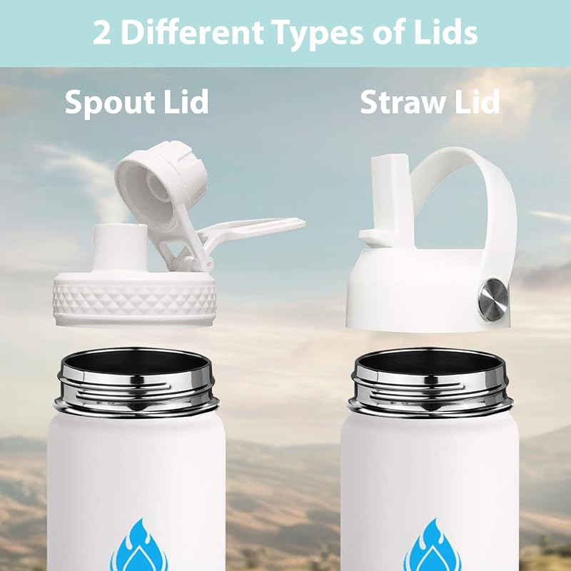 Botella agua deportiva acero inox 32oz doble pared