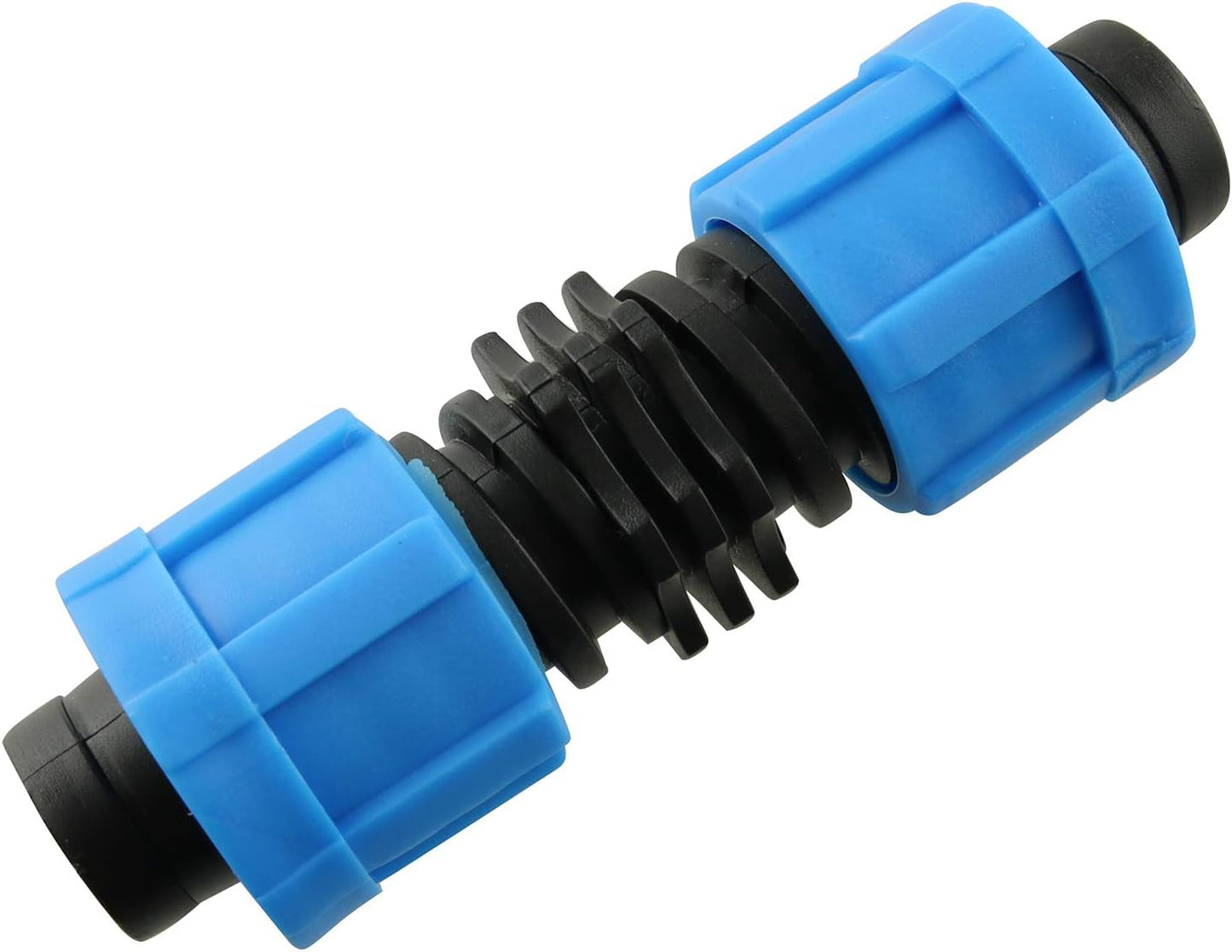 10 Unids Conector Riego Goteo 0.630pulg Azul