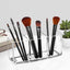 Organiz. brochas maquillaje acrílico 3 ranuras