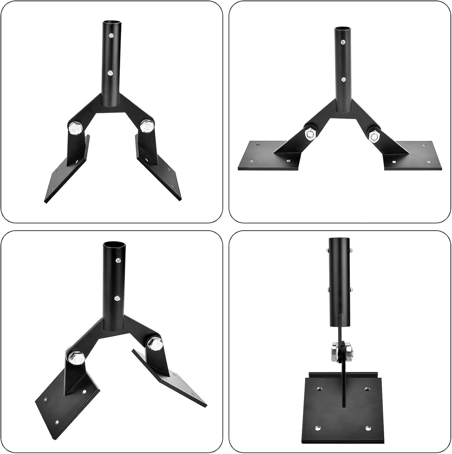 Soporte techo acero veleta jardín con hardware ajustable
