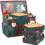 Caja almacenamiento adornos Navidad 2en1 5 bandejas