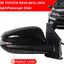 Espejo lateral pasajero negro 8 pines para Toyota RAV4