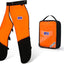 Chaps motosierra cinturón ajustable bolsillo equipo